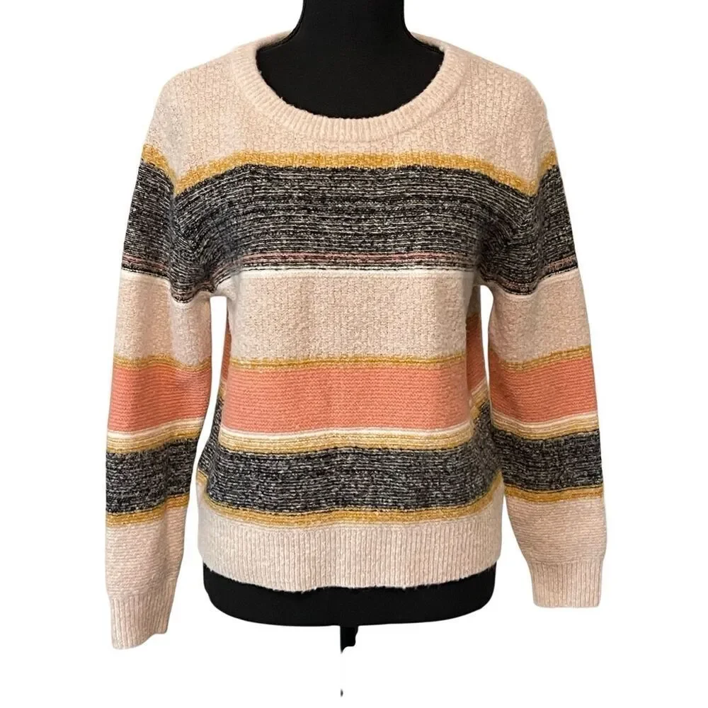Skies Are Blue Women’s Striped Knit Sweater